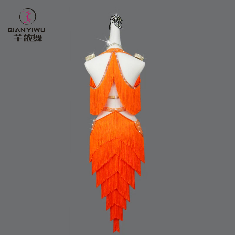 New Latin Dance Tassel Dress W - Outdoor Sport Dress 评论和价格