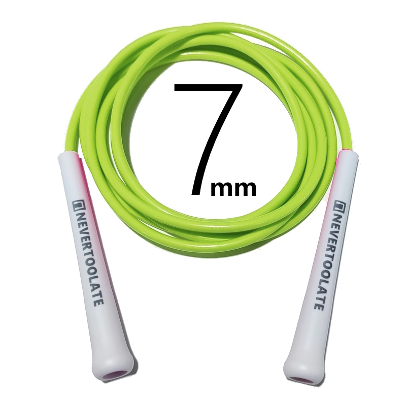 7mm diameter PVC AND PU MATERI - Speed Skipping Rope 评论和价格