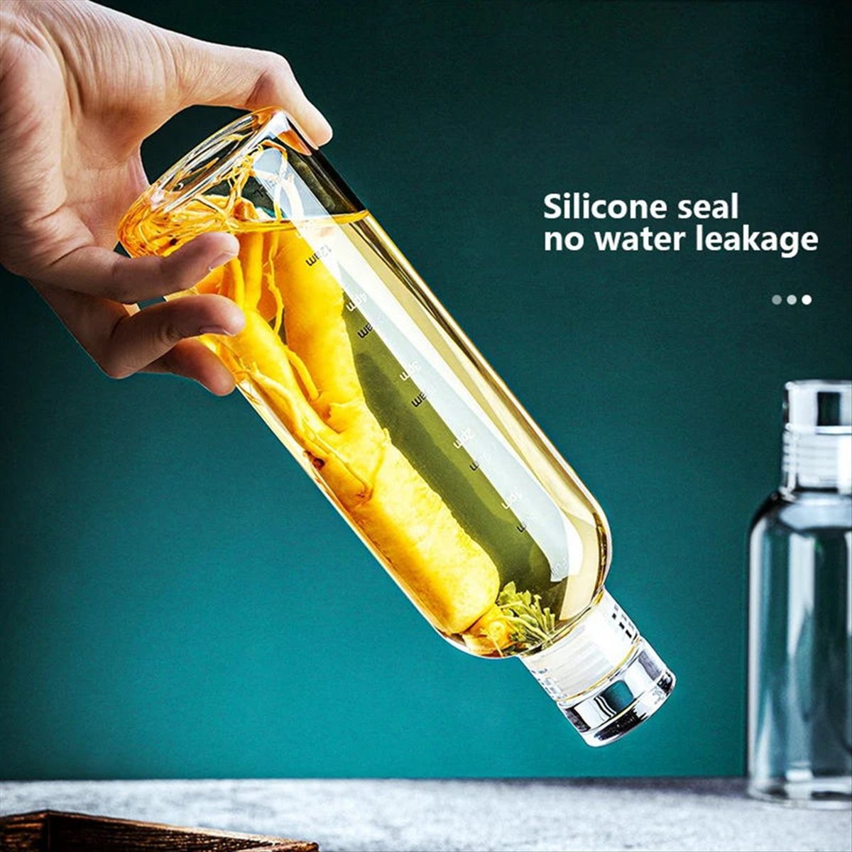 Okay 1000ml Glass Sport Water  - Outdoor Sport Glass Water Bottle 评论和价格