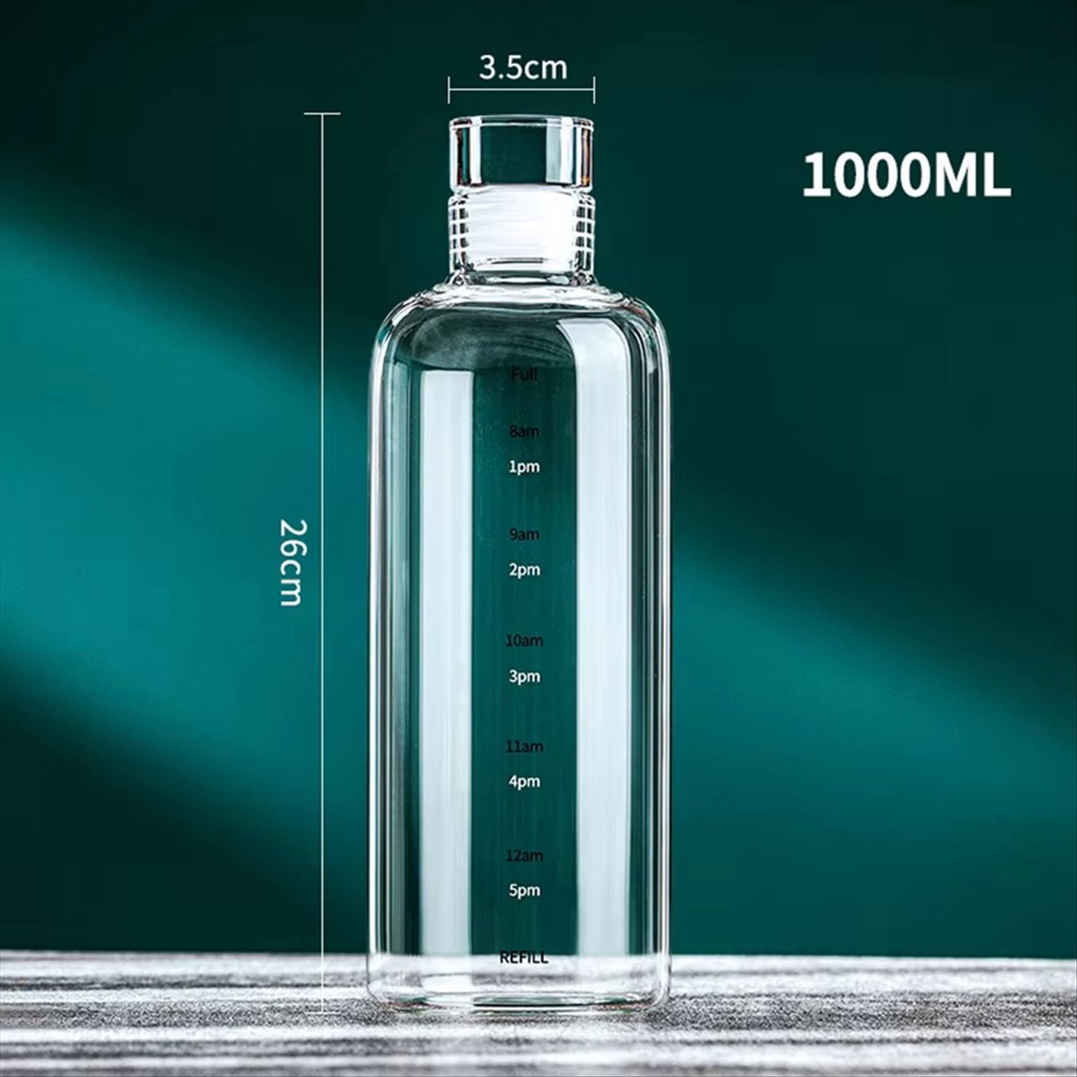 Okay 1000ml Glass Sport Water  - Outdoor Sport Glass Water Bottle 评论和价格