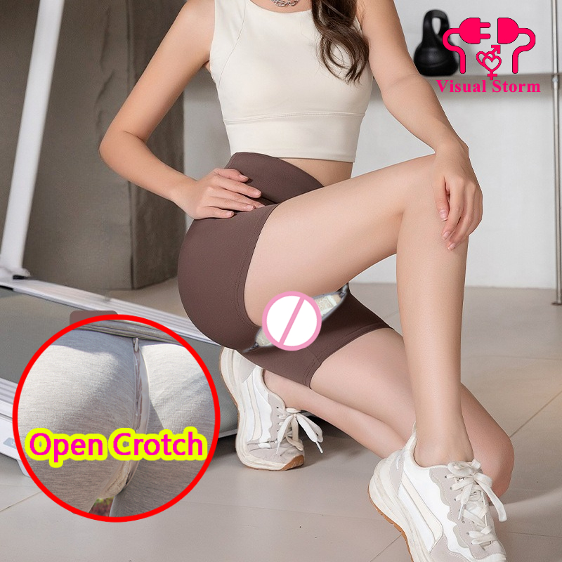 Woman Open Crotch Pants with H - Outdoor Sport Leggings 评论和价格