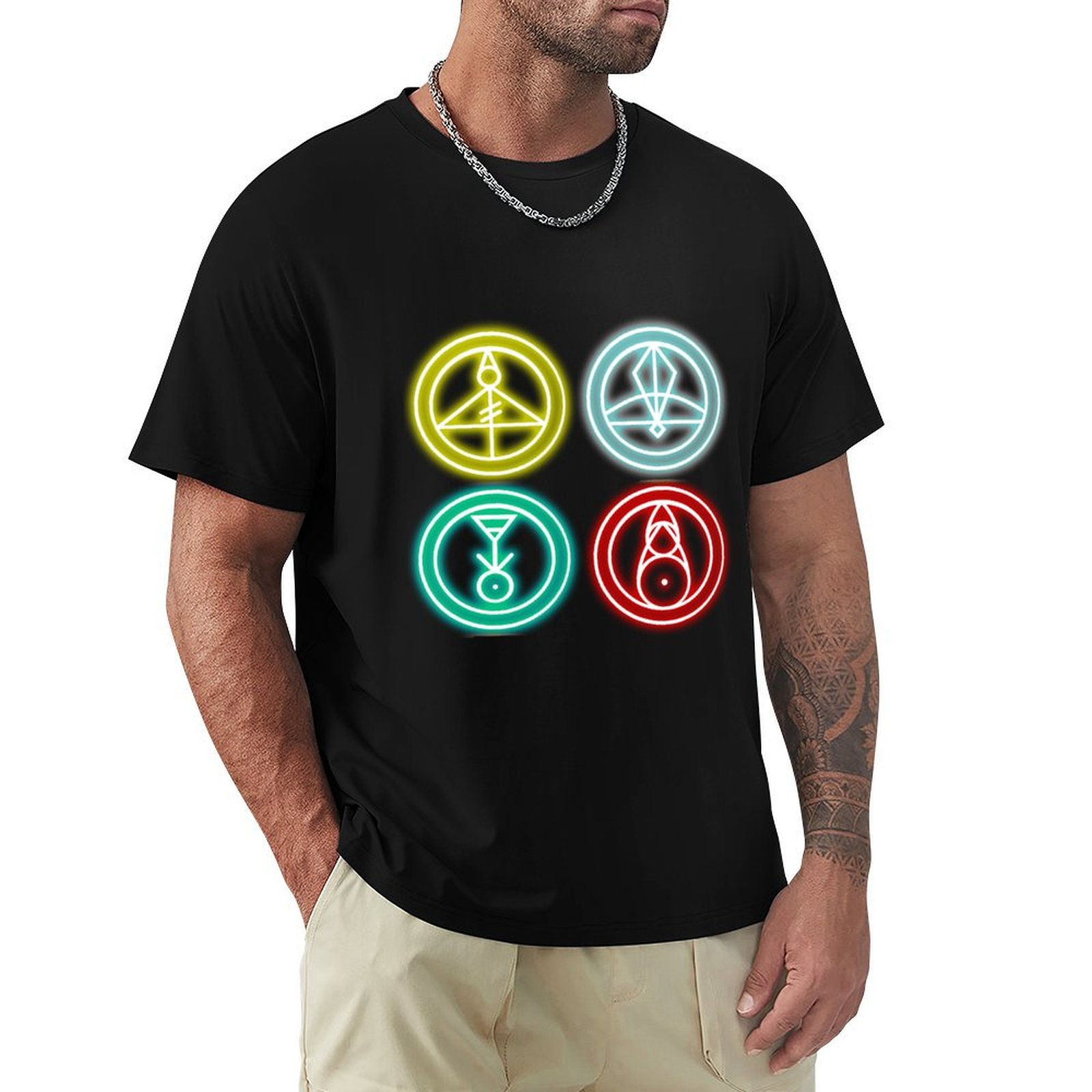 Group Glyphs - Glowing T-Shirt - Outdoor Sportsman Group 评论和价格