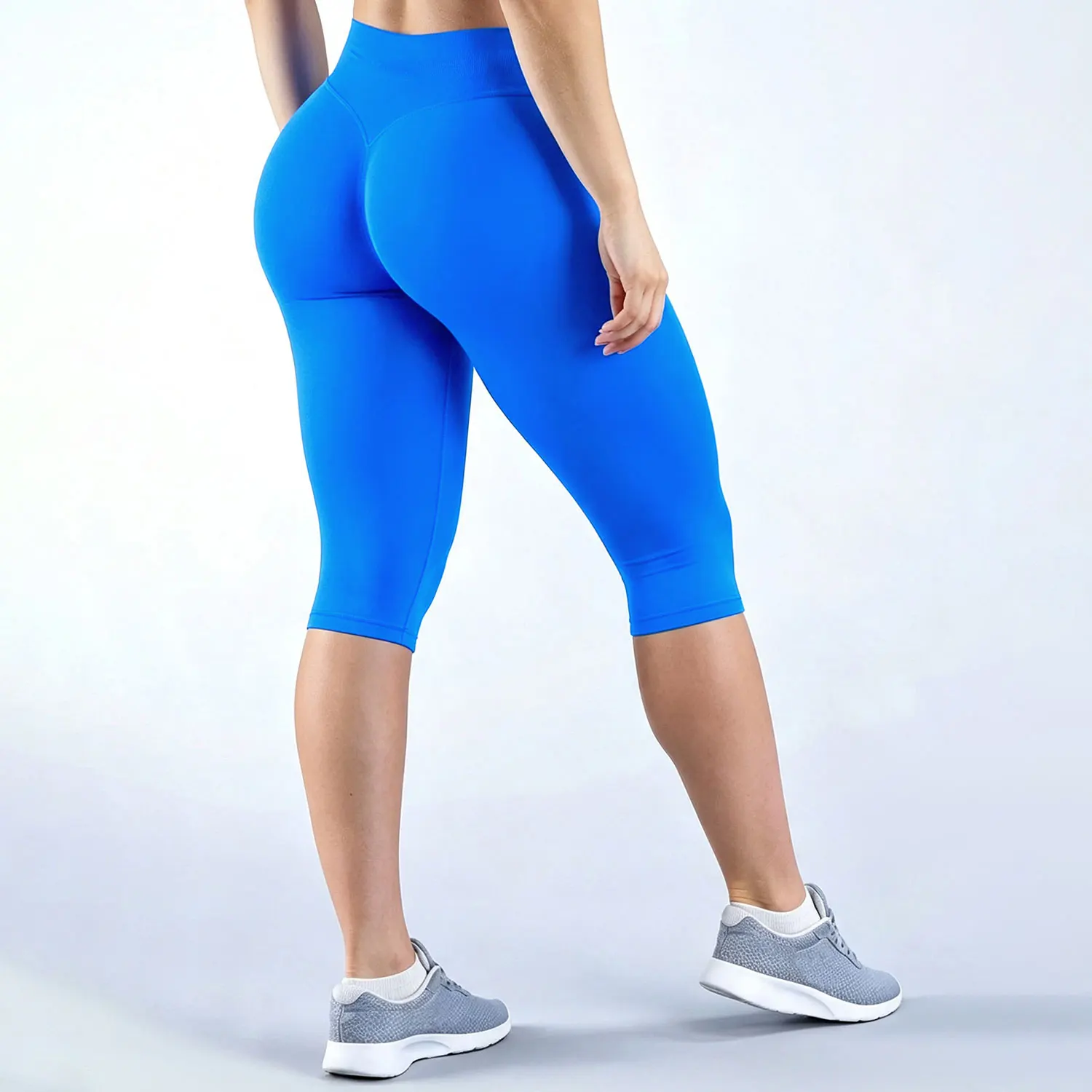 Seamless Yoga Capri Pants Wome - Outdoor Sport Leggings 评论和价格