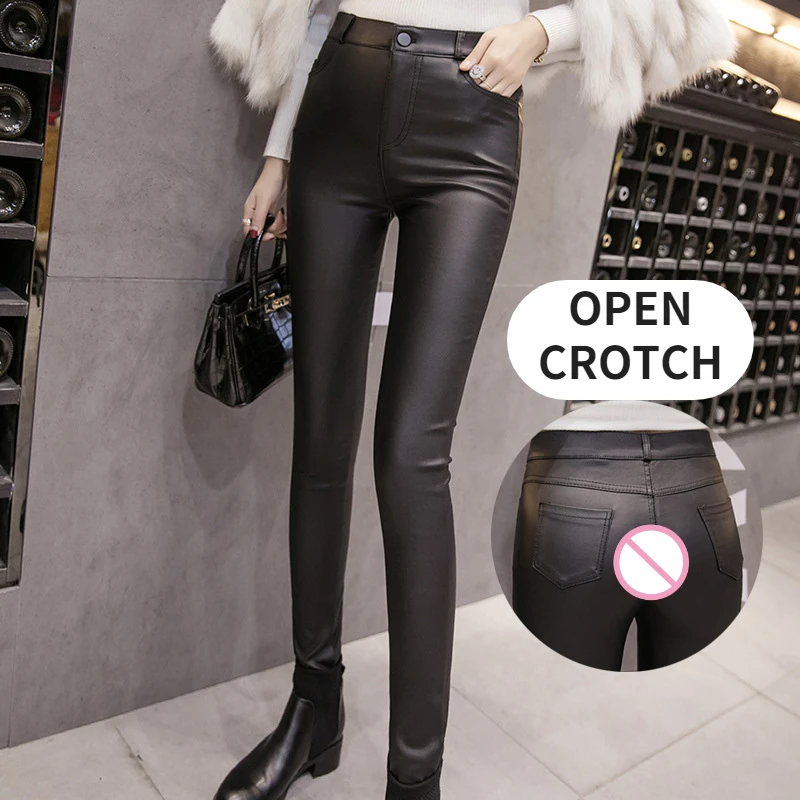Woman Open Crotch Sexy Legging - Outdoor Sport Leggings 评论和价格